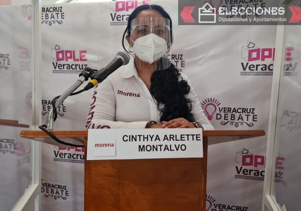 Cinthya Montalvo Pérez, con propuestas  gana el Debate