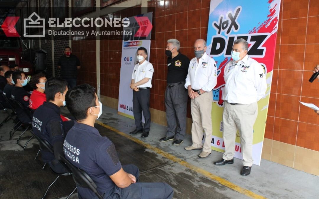 Se reúne JM10 con bomberos