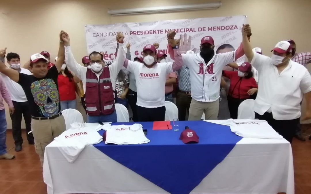 Priístas en Cd. Mendoza se suman a la campaña de Morena