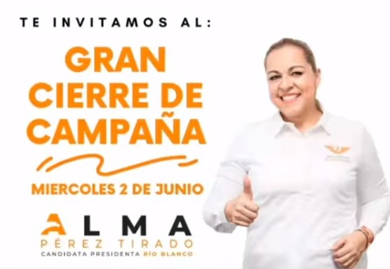 Hoy cierre de campaña de la candidata Alma Rosa Pérez