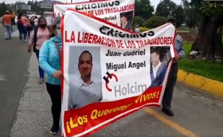 Exigen liberación de trabajadores de la Industria del Cemento