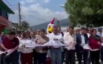 Llega Gobernador a inaugurar obras en Ciudad Mendoza