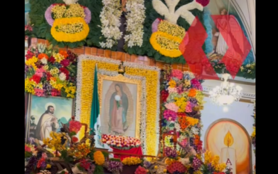 Un millón de flores para la Virgen de Guadalupe en la Perla