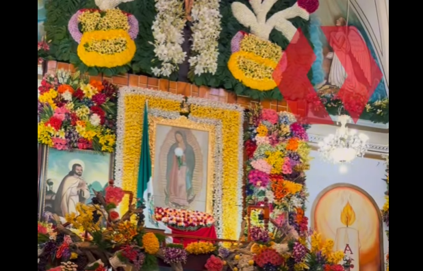 Un millón de flores para la Virgen de Guadalupe en la Perla