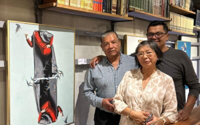 Destacado artista mendocino expone sus pinturas en la capital del Estado