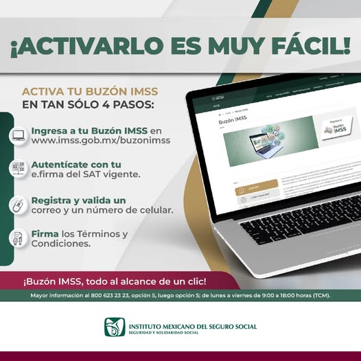 Exhorta IMSS Veracruz Sur a habilitar Buzón IMSS en dispositivos móviles