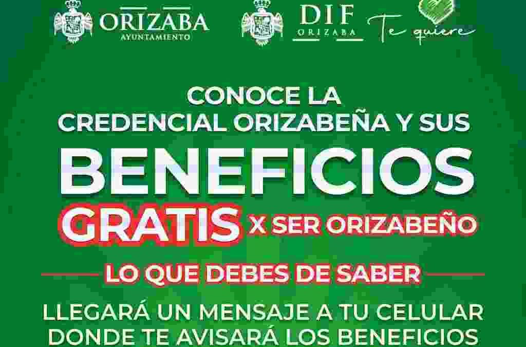 Beneficios sólo por ser orizabeño