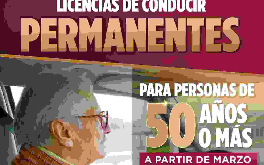 Habrá licencias de conducir permanentes para mayores de 50 años: Rocío Nahle