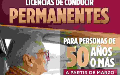 Habrá licencias de conducir permanentes para mayores de 50 años: Rocío Nahle