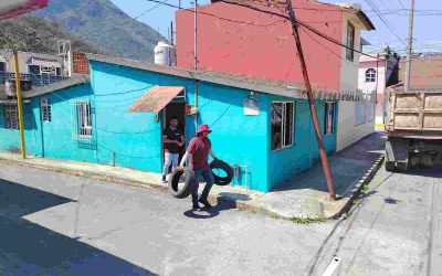 Primera Etapa de Eliminación de Criaderos de Mosquitos en Camerino Z. Mendoza