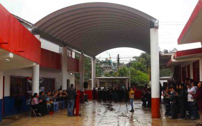 Recibe Primaria “Vicente Guerrero” domo escolar
