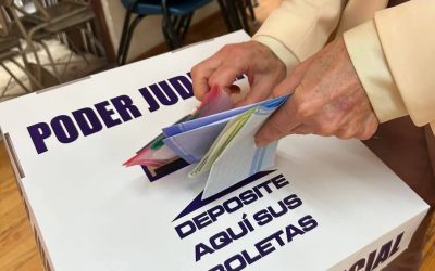 Hasta 15 minutos tarde ciudadanos votando por el Poder Judicial