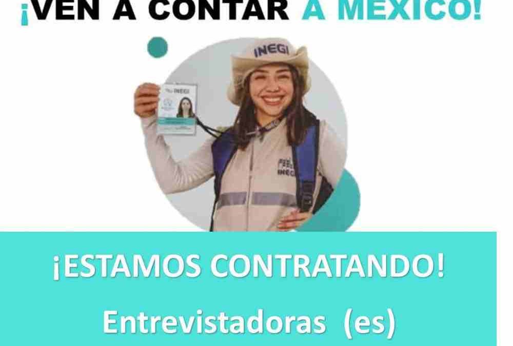 Abre INEGI bolsa de trabajo temporal en Camerino Z. Mendoza