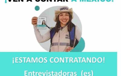 Abre INEGI bolsa de trabajo temporal en Camerino Z. Mendoza