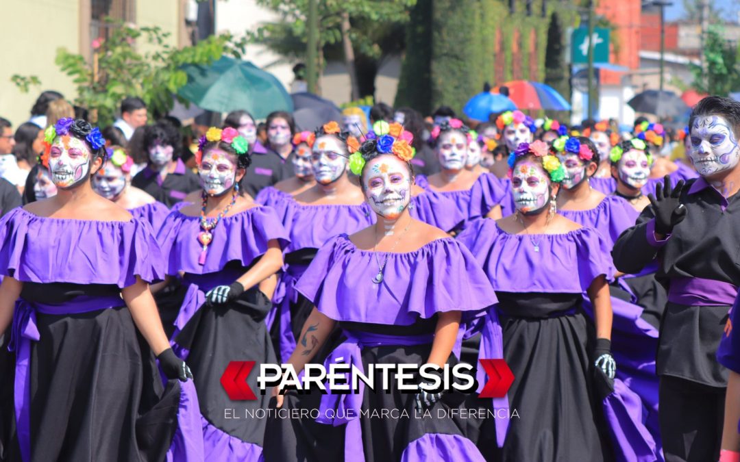 Rostros del desfile de Día de Muertos 2025 “De un jalón pal´panteón”
