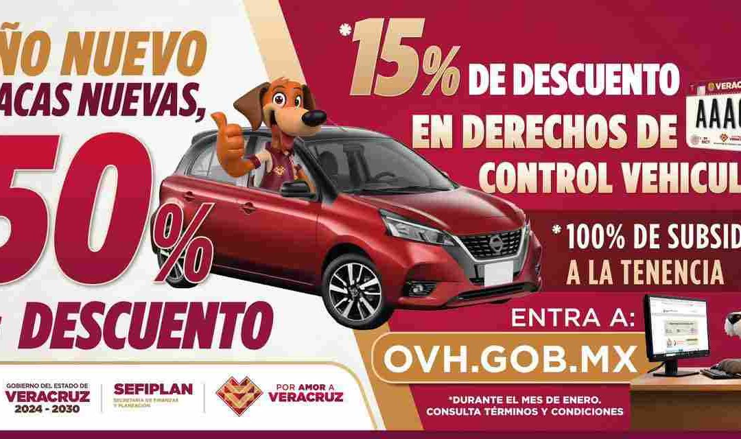 Programa de Reemplacamiento 2026 Año nuevo, placas nuevas