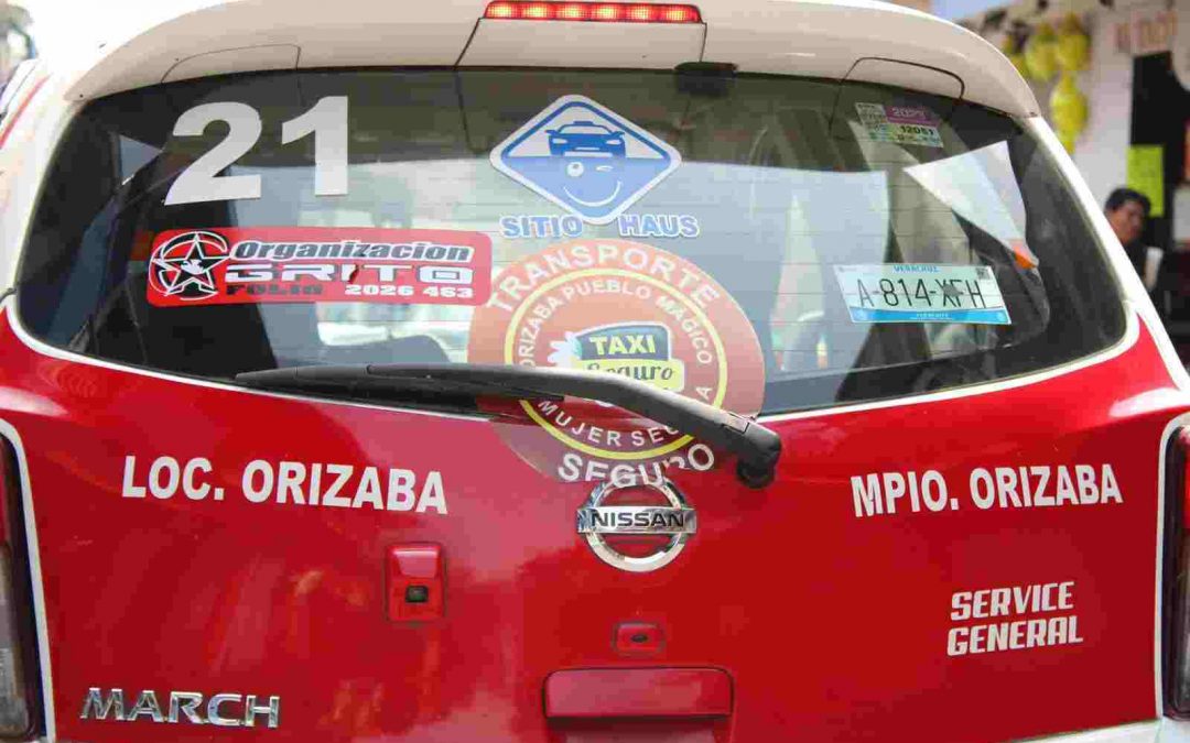 Orizaba certifica 840 taxis en programa “Mujer Segura”