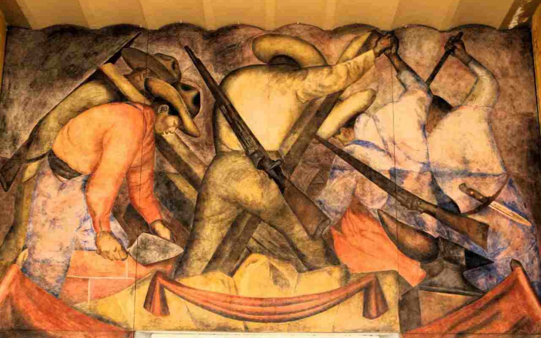 Orizaba conmemora 100 años del mural “Revolución Social” de Orozco