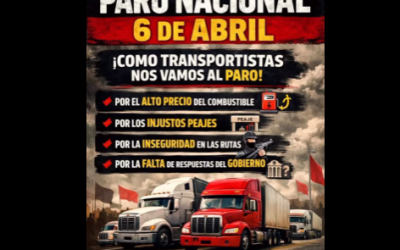 ¡Recuerde: hoy es el paro transportista!