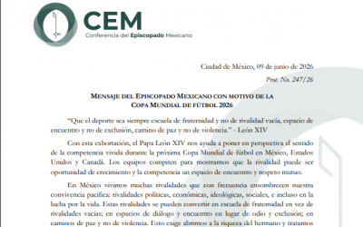 Mundial, ayuda a reconocer que formamos una sola familia humana desde nuestra diversidad: Obispos de México