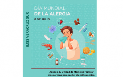 Invita IMSS Veracruz Sur a informarse ante diversas alergias