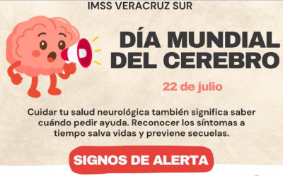 Cuidar tu cerebro puede salvarte la vida: IMSS llama a prevenir enfermedades neurológicas