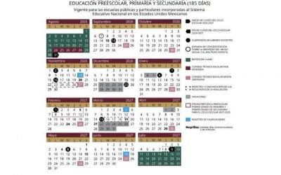 SEP Publica propuesta del calendario escolar 2026-2027