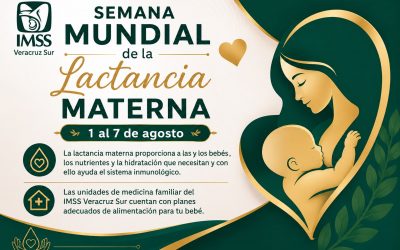 Promueve IMSS Veracruz Sur la Lactancia Materna