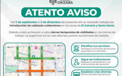 Ampliarán cableado subterránea en zonas del El Calvario y Santa María de los Servitas