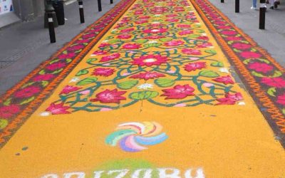 Tapetes de Huamantla volverán a llenar de color las calles de Orizaba en su fiesta patronal