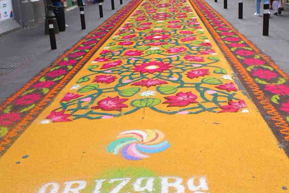 Tapetes de Huamantla volverán a llenar de color las calles de Orizaba en su fiesta patronal
