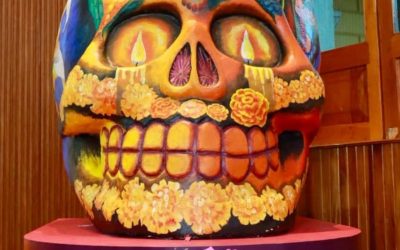 Con catrina monumental, desfile, calaveras y altar; Orizaba se prepara para celebrar el Día de Muertos