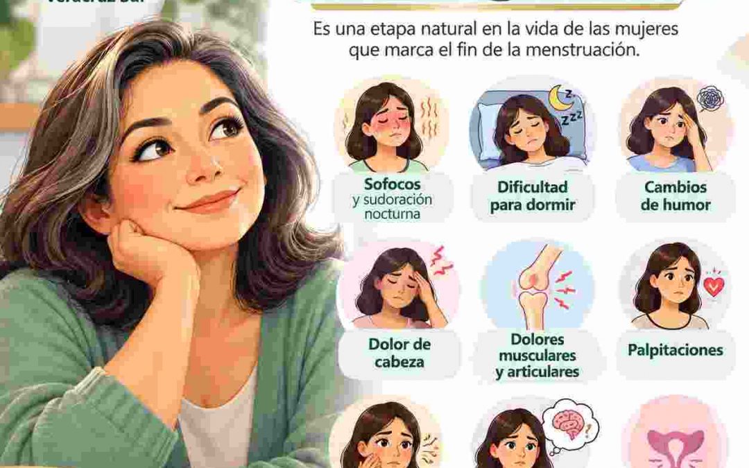 Informa IMSS Veracruz Sur sobre síntomas de menopausia